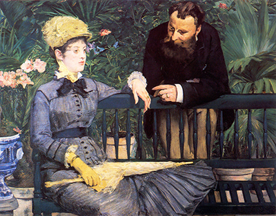 In the Conservatory Edouard Manet